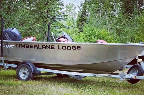 lac seul fishing lodge boat